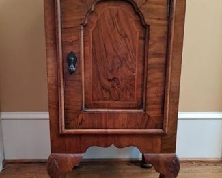 Vintage English walnut side table, from Bartholomew & Fletcher, Tottenham Court Road, London.