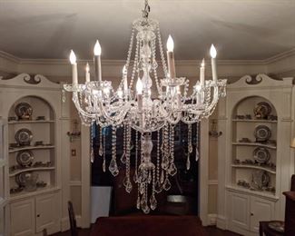 16-light Murano Italian crystal chandelier - this is a real stunner!