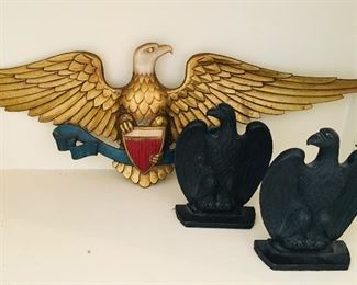 Metal American Eagle and nice eagle bookends