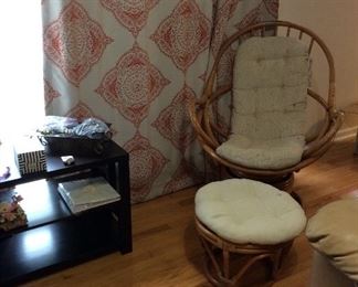 Cool Chair and Footstool 