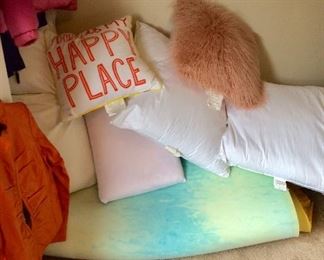 Pillows and Foam Mattress Pads