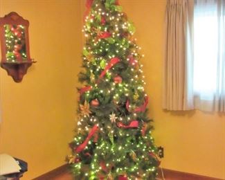 Fully Decorated Christmas Tree