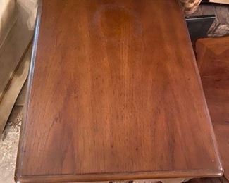4.	Thomasville Oak Side Table   27”W x 22”L x 23”H   $95