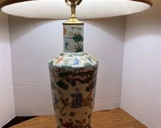 22.	Oriental Lamp  30”H  $75