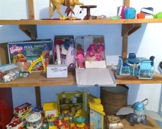 Lot of Barbie Doll Items