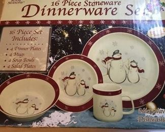 Christmas stoneware