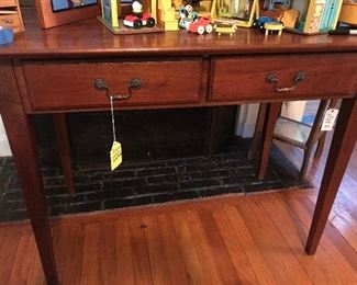 Vintage two drawer desk/table