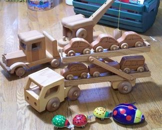 Mid-Century Scandinavian wood toys