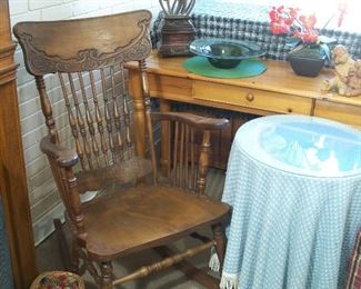 Antique rocking chair