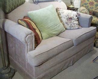 Upholstered loveseat