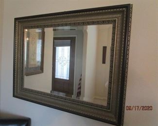 Wall decorative beveled mirror. 
