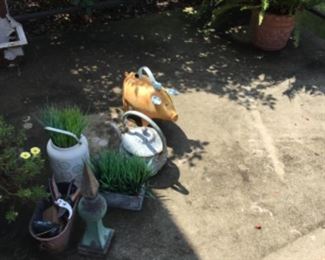 Lots of planters & stands