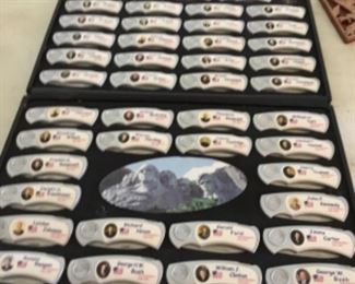 Knife set - all the presidents 