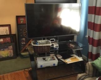 TV and stand 