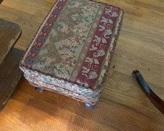 Top f small upholstered stool