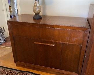 Small phonograph and cabinet 