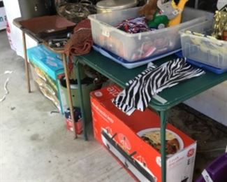 More cookware, buffet station