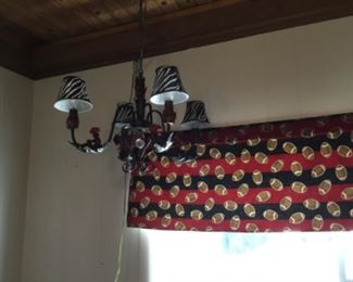 Office - Razorback curtain/hanging lamp