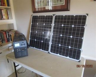 Solar powered Generator