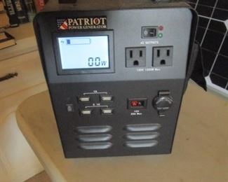 Patriot Solar Powered Generator