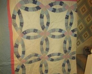 hand stitched quilt