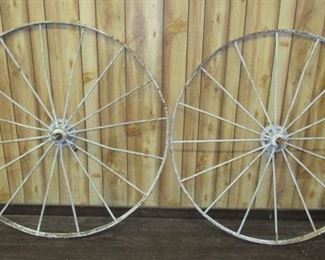 Large Iron Wheels