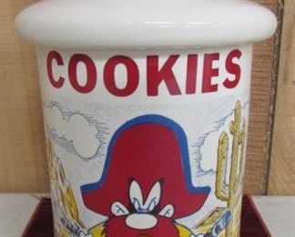 1971 McCoy Yosemite Sam Barrel Cookie Jar