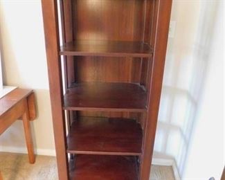 Tall Wood Book Shelf