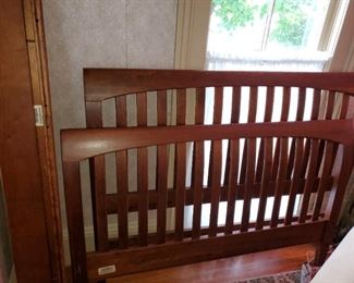 Ethan Allen double bed frame