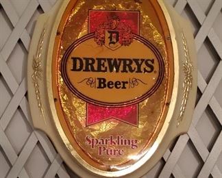 DREWRY'S BEER WALL SIGN 