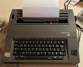 Sterling Electric Typewriter