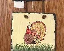 Hand Painted Wall Decor on Slate