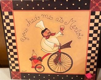 "You had me at Merlot" Wall Plaque