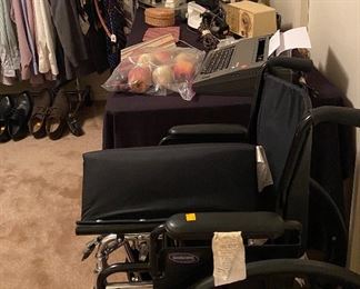 Wheelchair, Assorted Electronics, Men's & Women's Clothing
