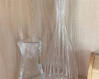 Glassware - Vase, Decanter