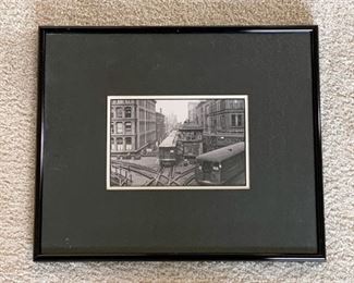 Framed Photographic Prints - Chicago El Train