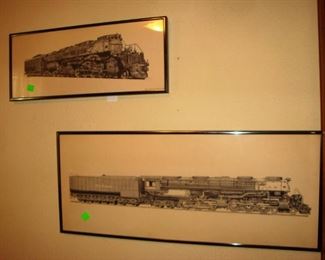 Train locomotive art drawings