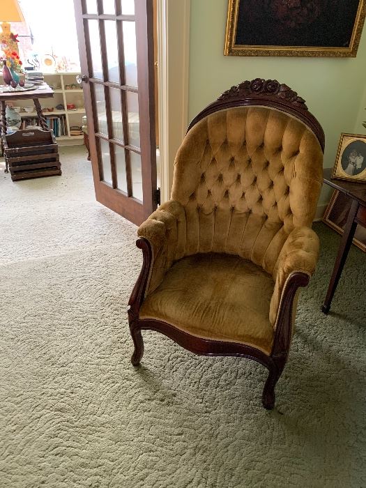 Victorian king chair