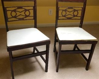 Smaller chairs, for kids. 