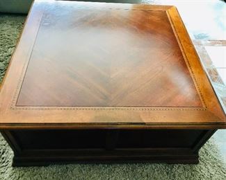Wood Parquetry Coffee Table
