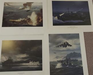 Naval Battle Action Prints