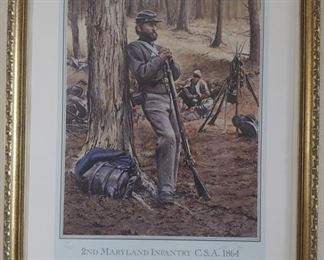 "2nd Maryland Infantry CSA 1864" by Don Troiani