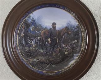 "Stonewall Jackson" Collectors Plate