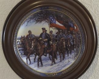 "John Hunt Morgan" Collectors Plate