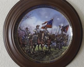"John C Breckenridge" Collectors Plate