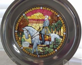 Gen. Lee Stained Glass Collectors Plate