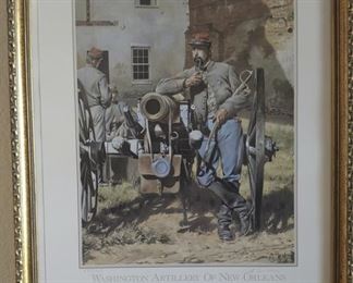 "Washington Artillery of New Orleans" by Don Troiani