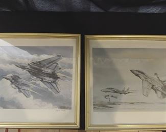 F-14 Tomcat Watercolor Prints by Frank Shaffer