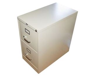 STAPLES Two Door Metal File Cabinet