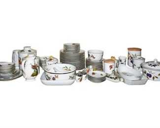 Group of ROYAL WORCESTER "Evesham" Dinnerware & Serving Pieces